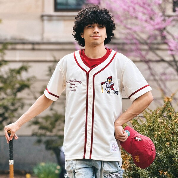 Colosseum Ball Player Cy Cream Baseball Jersey